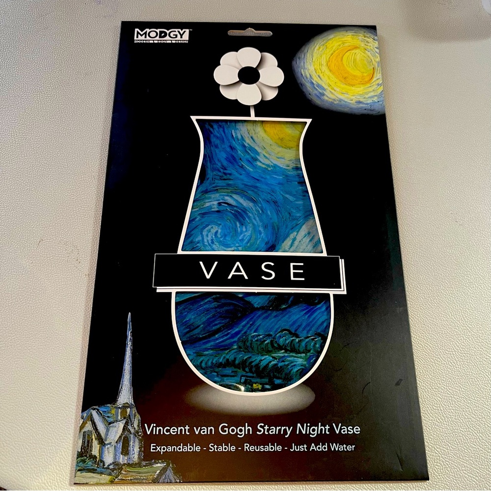 Modgy Van Gogh Starry Night Expandable Vase